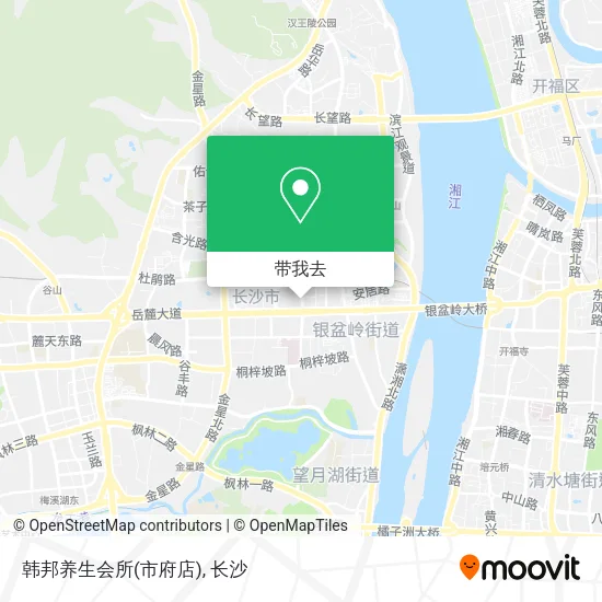 韩邦养生会所(市府店)地图