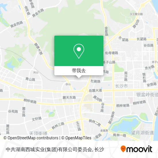 中共湖南西城实业(集团)有限公司委员会地图
