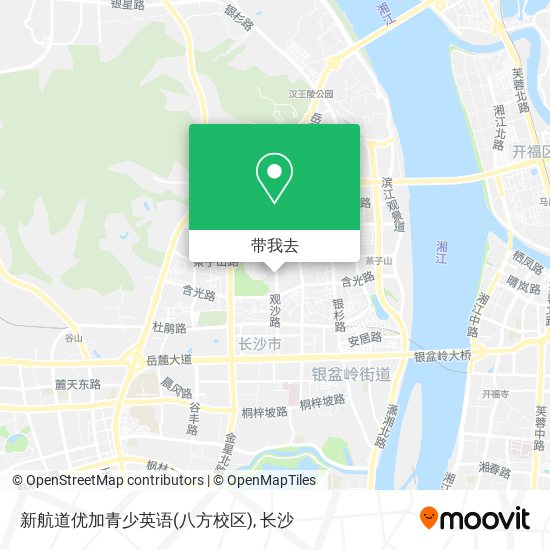 新航道优加青少英语(八方校区)地图