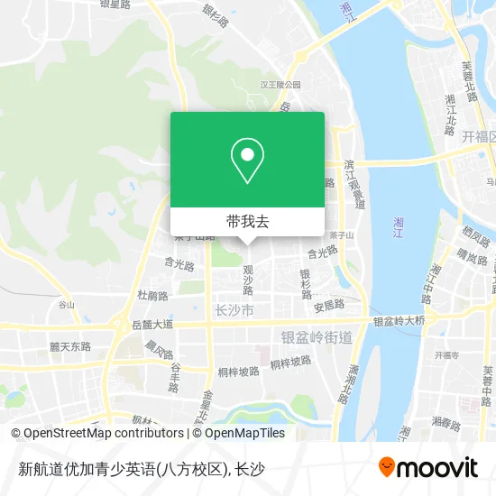 新航道优加青少英语(八方校区)地图