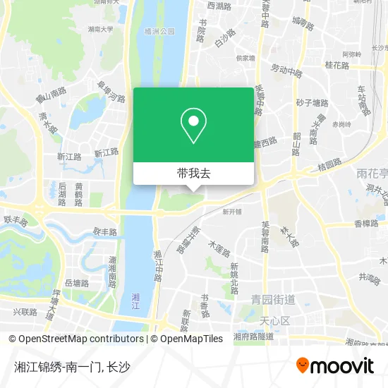 湘江锦绣-南一门地图