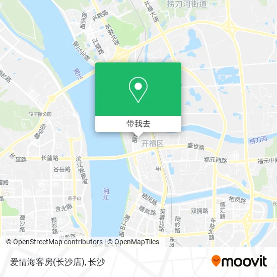 爱情海客房(长沙店)地图