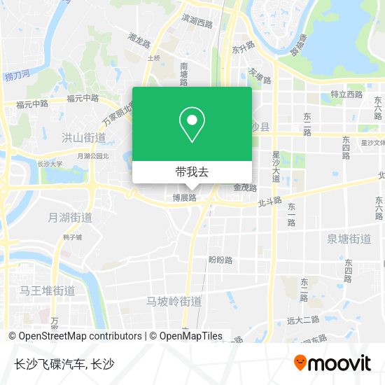 长沙飞碟汽车地图