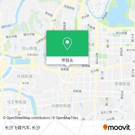 长沙飞碟汽车地图