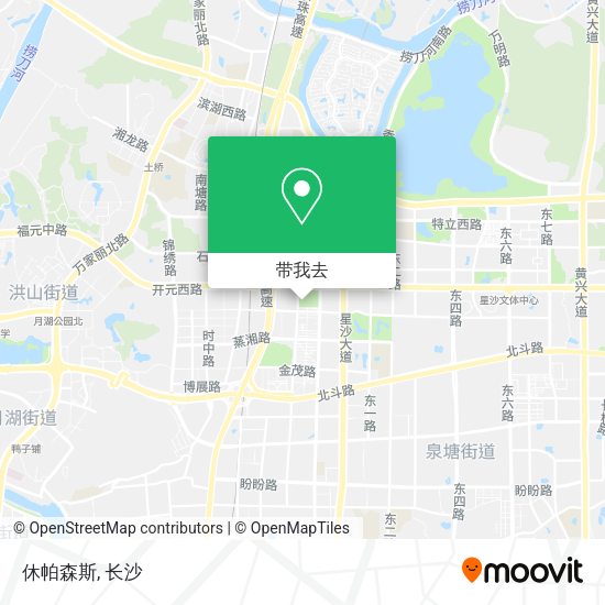 休帕森斯地图