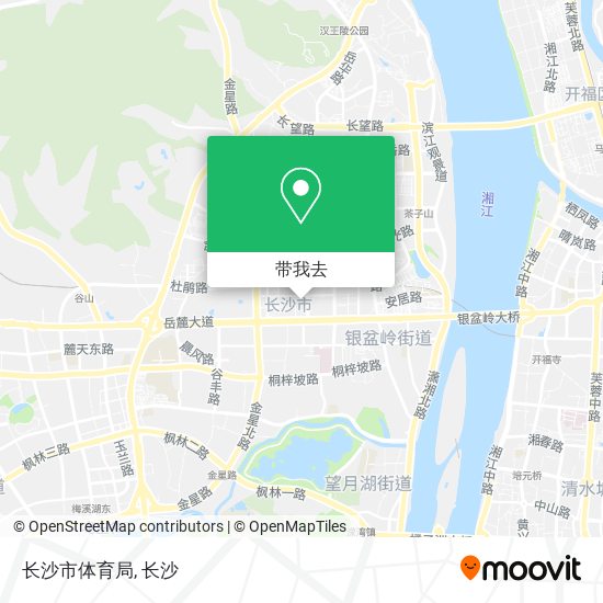 长沙市体育局地图