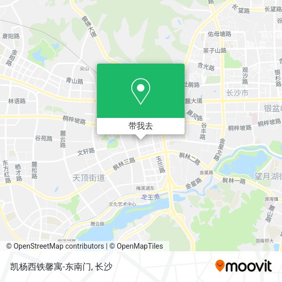 凯杨西铁馨寓-东南门地图