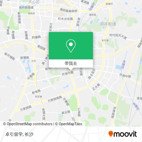 卓引留学地图