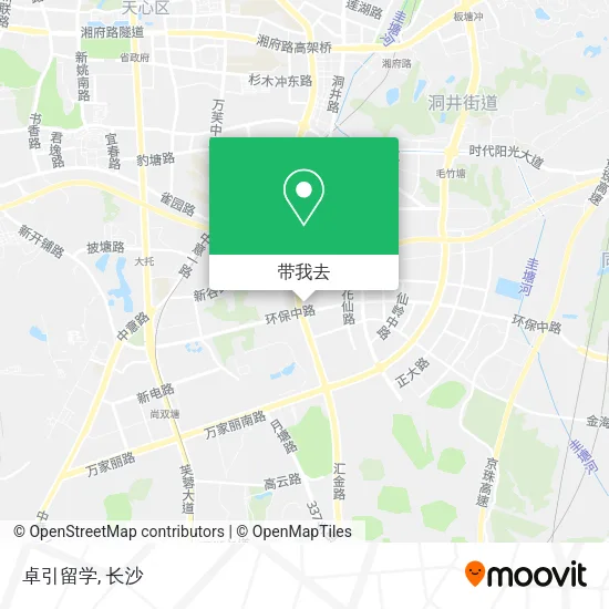 卓引留学地图