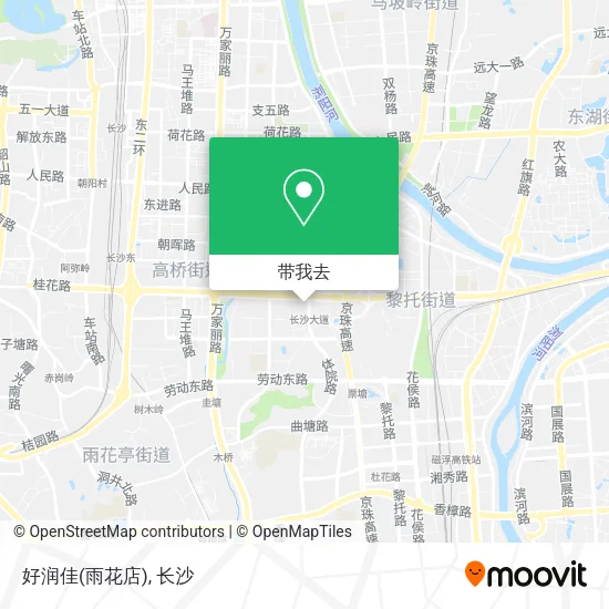 好润佳(雨花店)地图