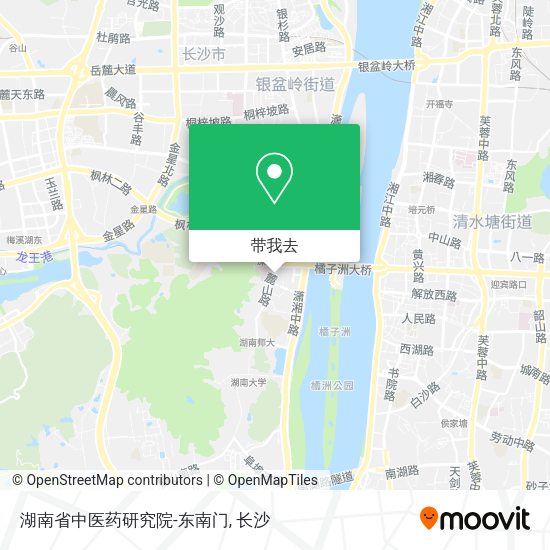 湖南省中医药研究院-东南门地图