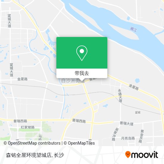 森铭全屋环境望城店地图