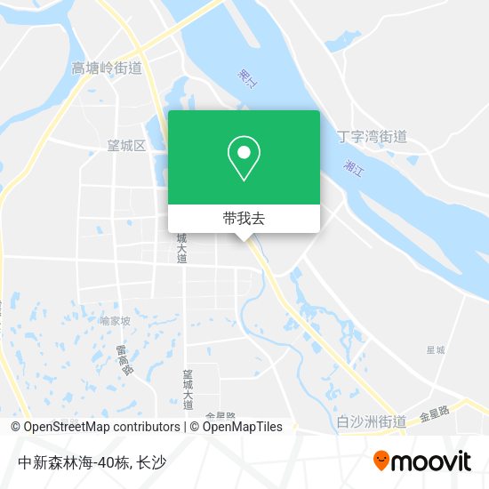 中新森林海-40栋地图