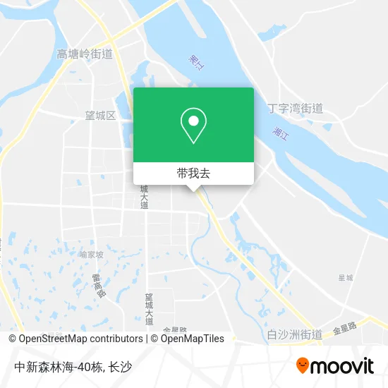 中新森林海-40栋地图
