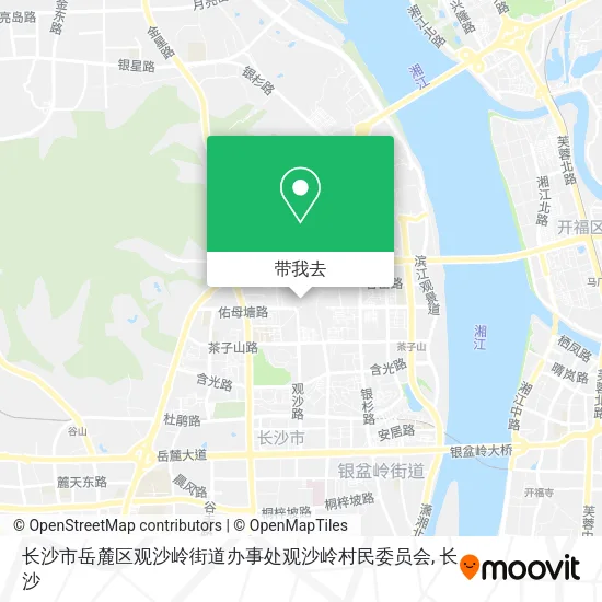 长沙市岳麓区观沙岭街道办事处观沙岭村民委员会地图