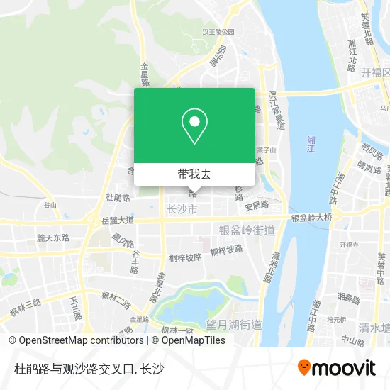 杜鹃路与观沙路交叉口地图