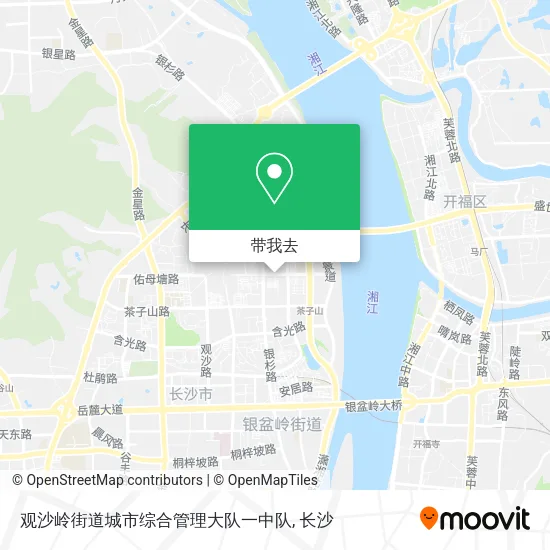 观沙岭街道城市综合管理大队一中队地图