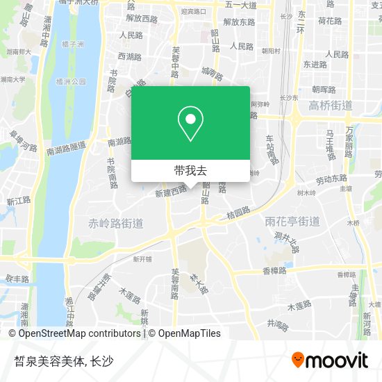 晳泉美容美体地图