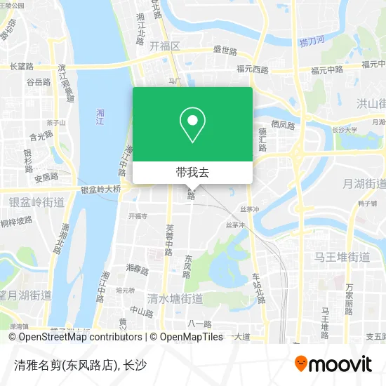 清雅名剪(东风路店)地图