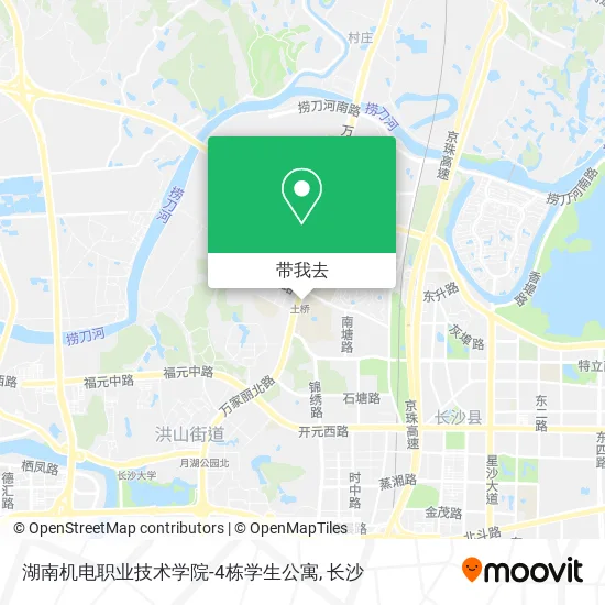 湖南机电职业技术学院-4栋学生公寓地图