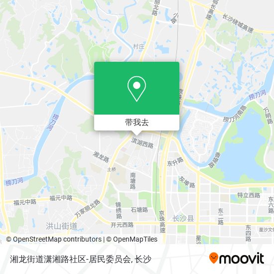 湘龙街道潇湘路社区-居民委员会地图