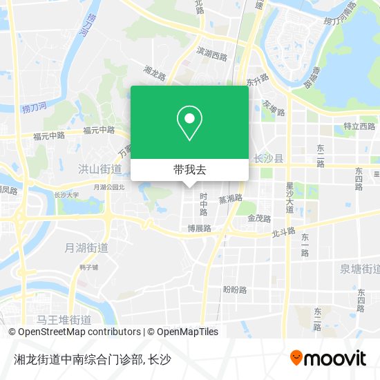 湘龙街道中南综合门诊部地图