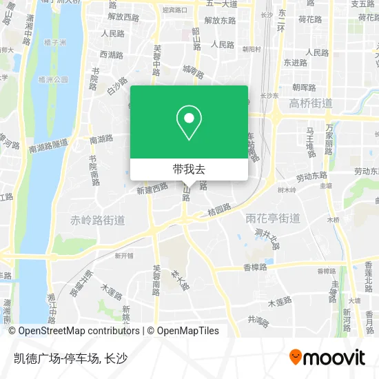 凯德广场-停车场地图