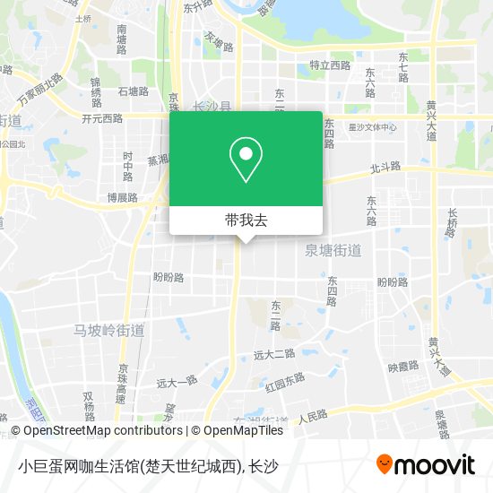 小巨蛋网咖生活馆(楚天世纪城西)地图