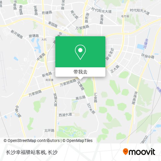 长沙幸福驿站客栈地图