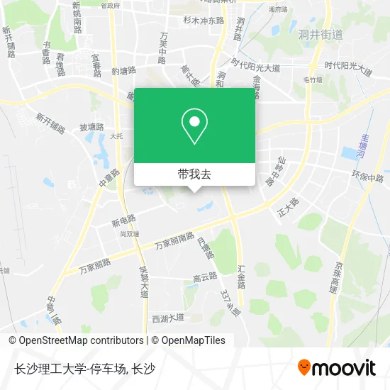 长沙理工大学-停车场地图