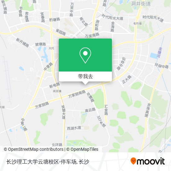 长沙理工大学云塘校区-停车场地图