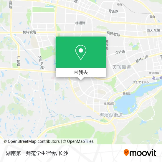 湖南第一师范学生宿舍地图