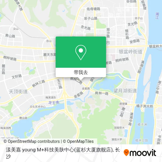 漾美嘉 young M+科技美肤中心(蓝杉大厦旗舰店)地图