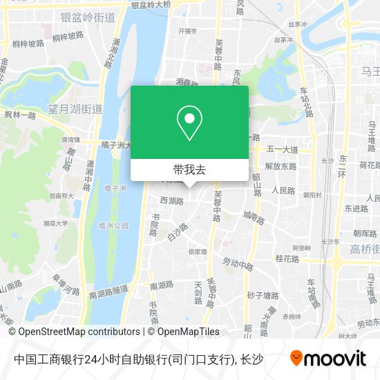 中国工商银行24小时自助银行(司门口支行)地图