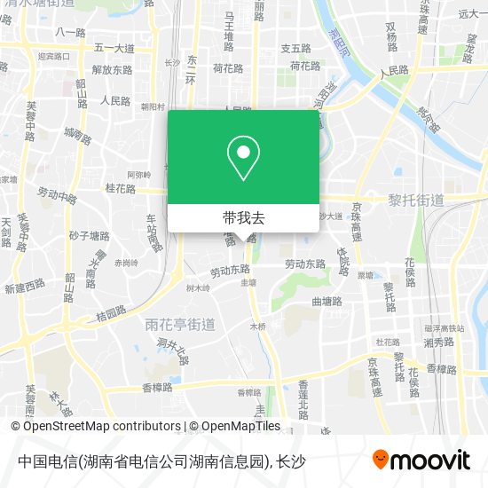 中国电信(湖南省电信公司湖南信息园)地图