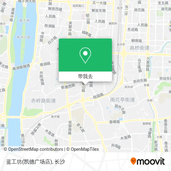 蓝工坊(凯德广场店)地图