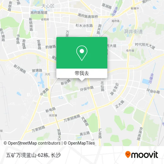 五矿万境蓝山-62栋地图
