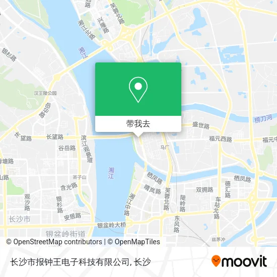 长沙市报钟王电子科技有限公司地图