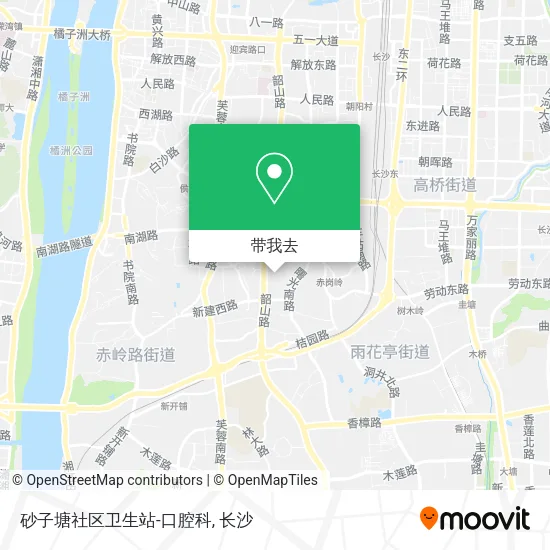 砂子塘社区卫生站-口腔科地图
