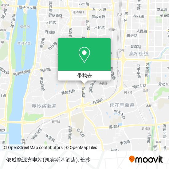 依威能源充电站(凯宾斯基酒店)地图