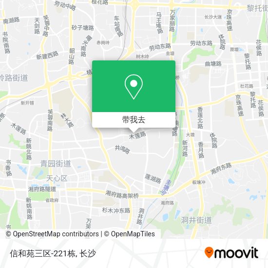 信和苑三区-221栋地图