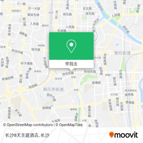 长沙8天主题酒店地图