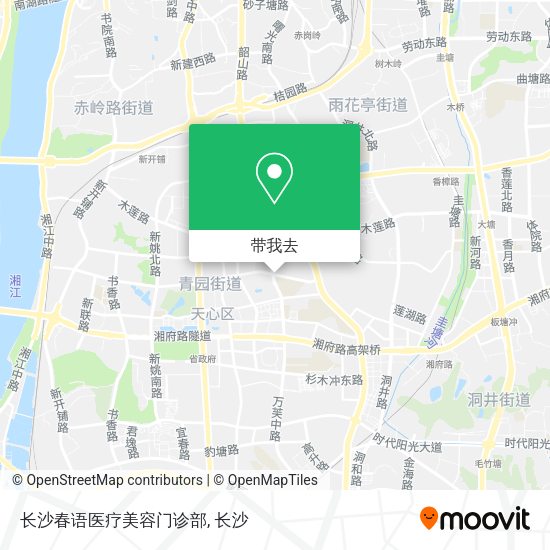长沙春语医疗美容门诊部地图