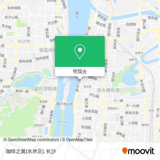 咖啡之翼(水岸店)地图