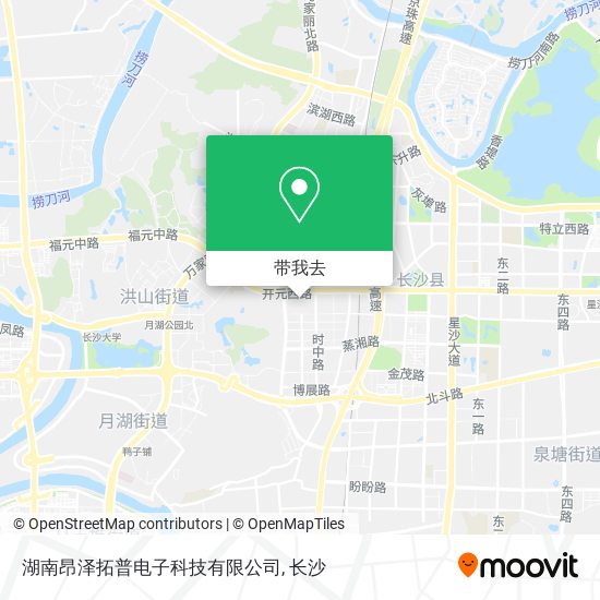 湖南昂泽拓普电子科技有限公司地图