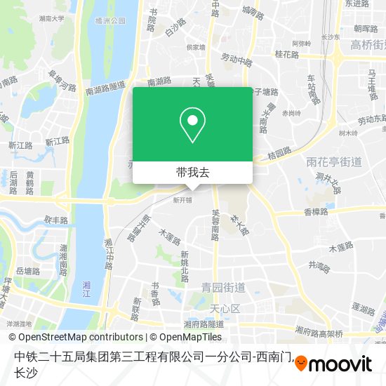 中铁二十五局集团第三工程有限公司一分公司-西南门地图