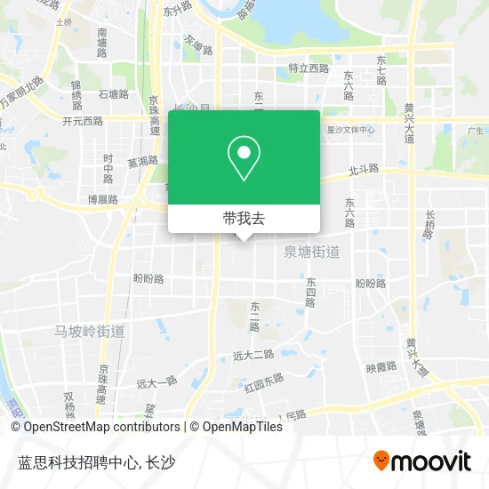 蓝思科技招聘中心地图