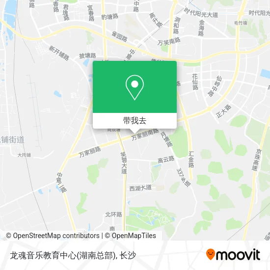 龙魂音乐教育中心(湖南总部)地图
