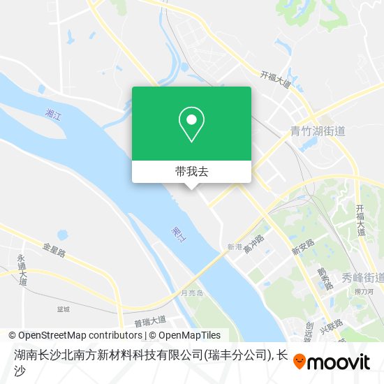 湖南长沙北南方新材料科技有限公司(瑞丰分公司)地图