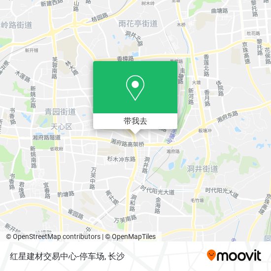 红星建材交易中心-停车场地图